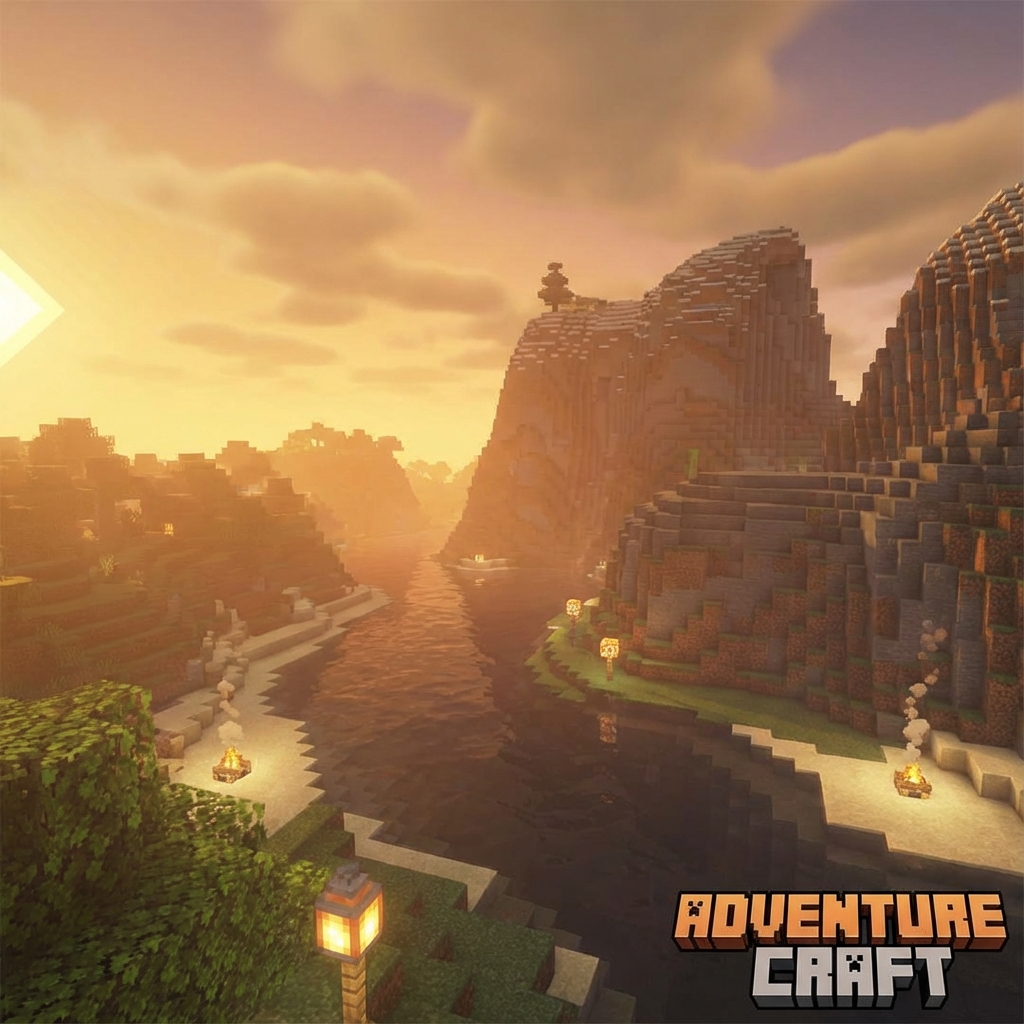 Australian Vanilla SMP Minecraft Server Landscape